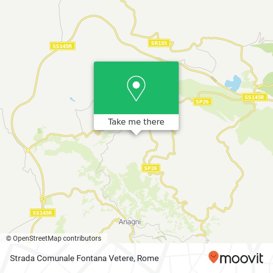 Strada Comunale Fontana Vetere map