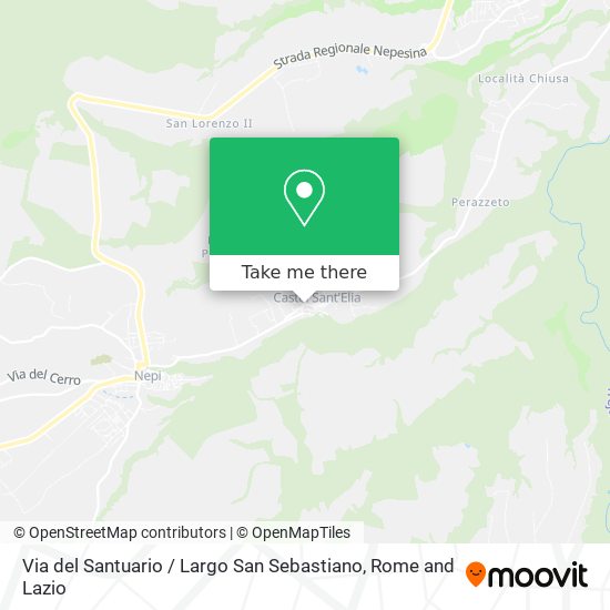 Via del Santuario / Largo San Sebastiano map