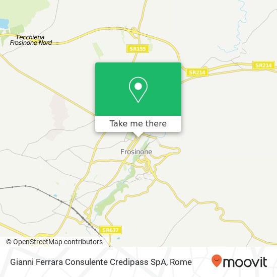 Gianni Ferrara Consulente Credipass SpA map