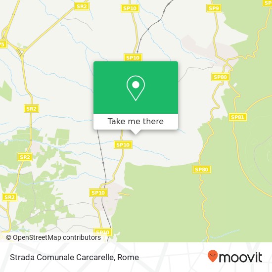 Strada Comunale Carcarelle map