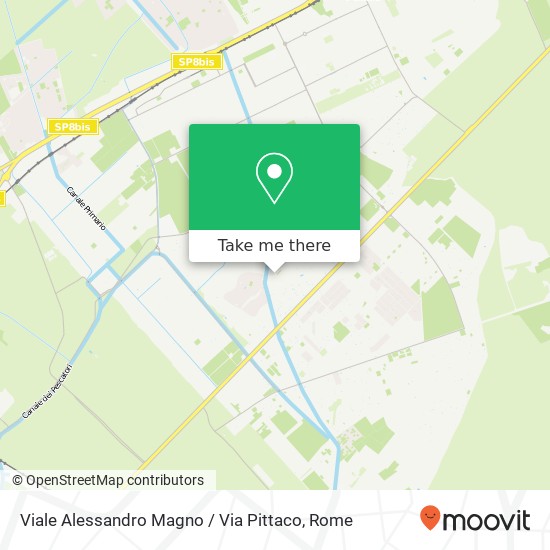Viale Alessandro Magno / Via Pittaco map