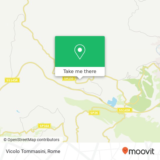 Vicolo Tommasini map