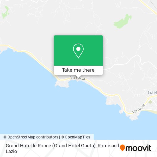 Grand Hotel le Rocce (Grand Hotel Gaeta) map