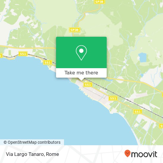 Via Largo Tanaro map