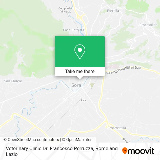 Veterinary Clinic Dr. Francesco Perruzza map
