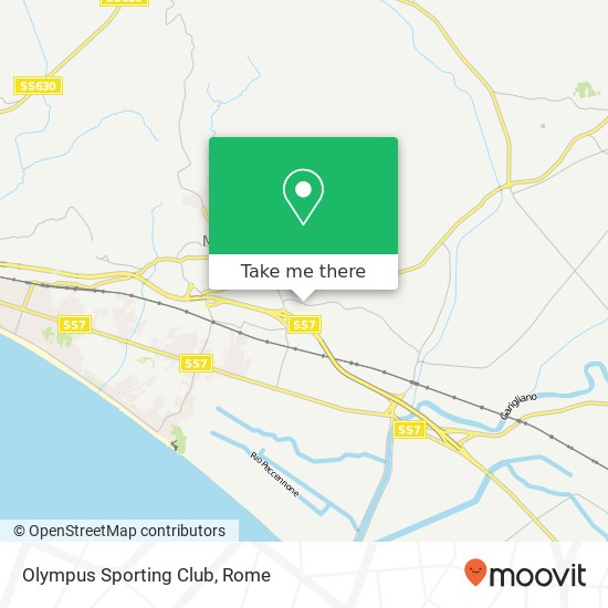 Olympus Sporting Club map