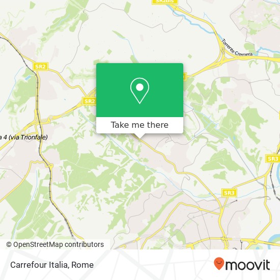 Carrefour Italia map