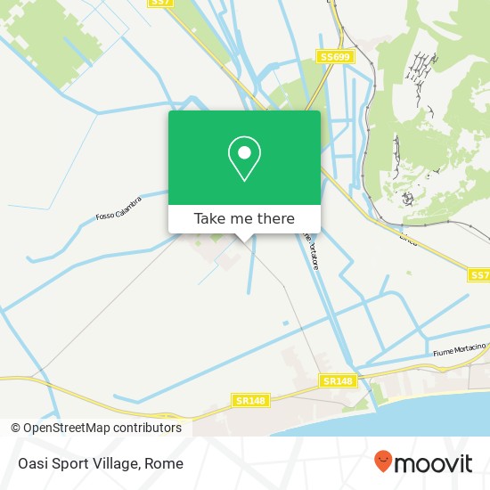 Oasi Sport Village map