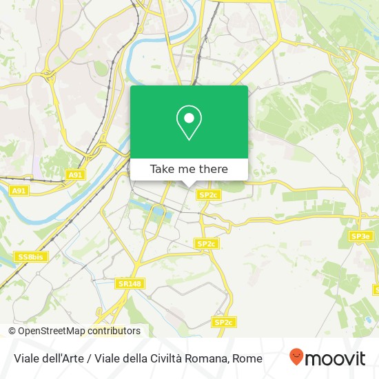 Viale dell'Arte / Viale della Civiltà Romana map