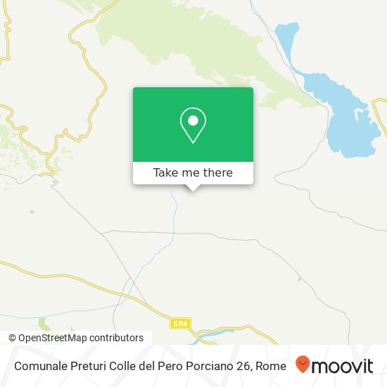 Comunale Preturi Colle del Pero Porciano 26 map