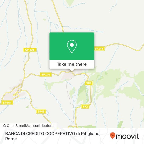 BANCA DI CREDITO COOPERATIVO di Pitigliano map