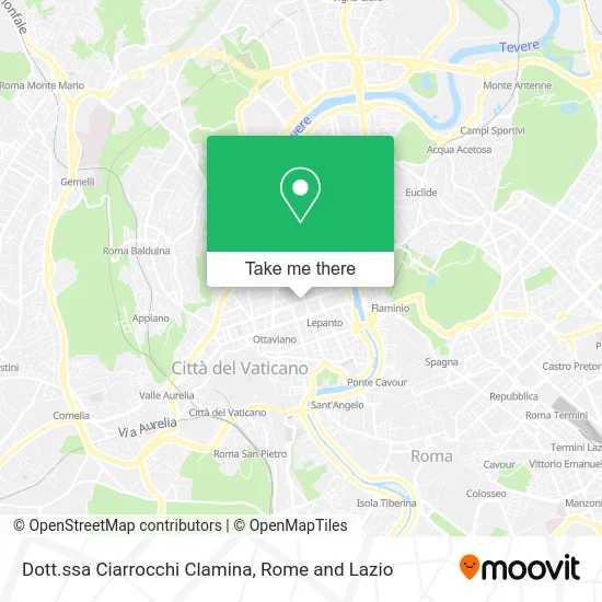 Dr. Ciarrocchi Clamina map