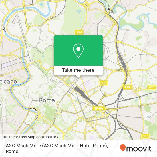 A&C Much More (A&C Much More Hotel Rome) map