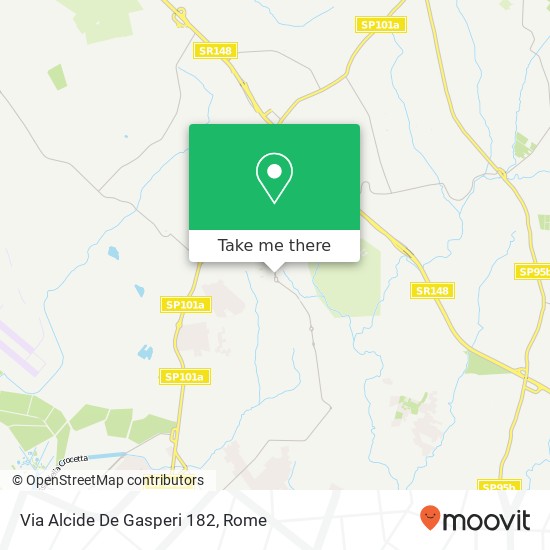 Via Alcide De Gasperi 182 map