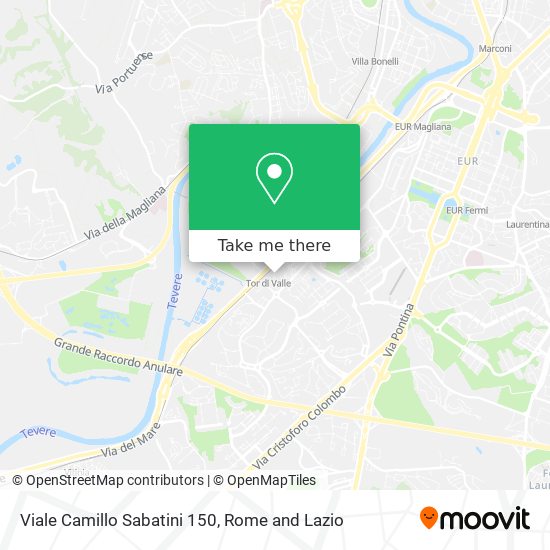 Viale Camillo Sabatini 150 map