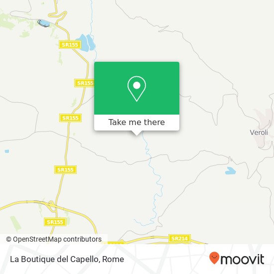 La Boutique del Capello map