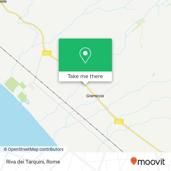 Riva dei Tarquini map