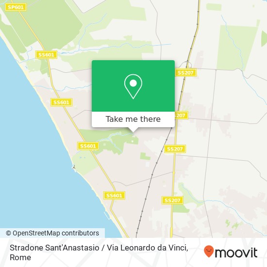 Stradone Sant'Anastasio / Via Leonardo da Vinci map