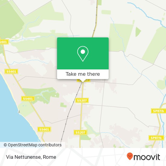 Via Nettunense map