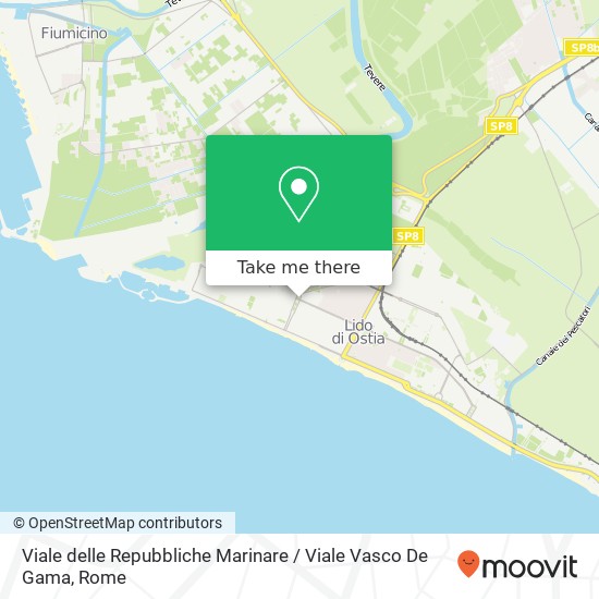 Viale delle Repubbliche Marinare / Viale Vasco De Gama map