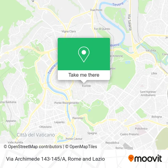 Archimede Street 143-145/A map