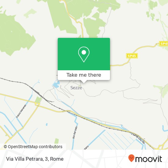Via Villa Petrara, 3 map