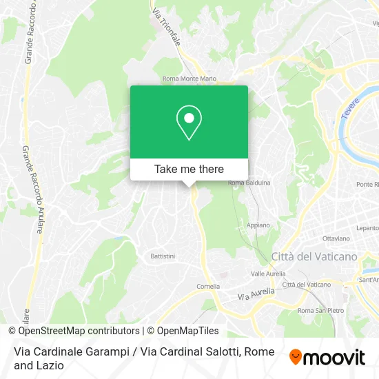 Cardinale Garampi Street / Cardinal Salotti Street map