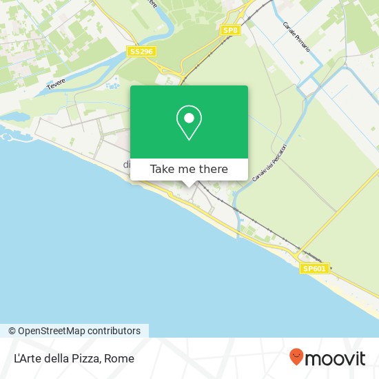 L'Arte della Pizza map
