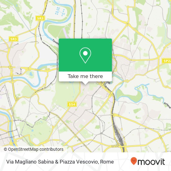 Via Magliano Sabina & Piazza Vescovio map