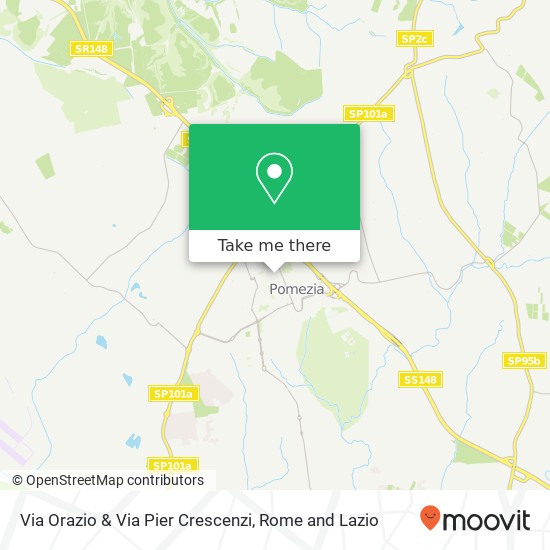 Via Orazio & Via Pier Crescenzi map