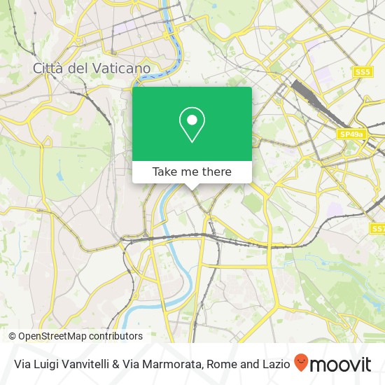 Via Luigi Vanvitelli & Via Marmorata map