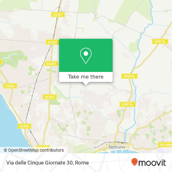 Via delle Cinque Giornate 30 map