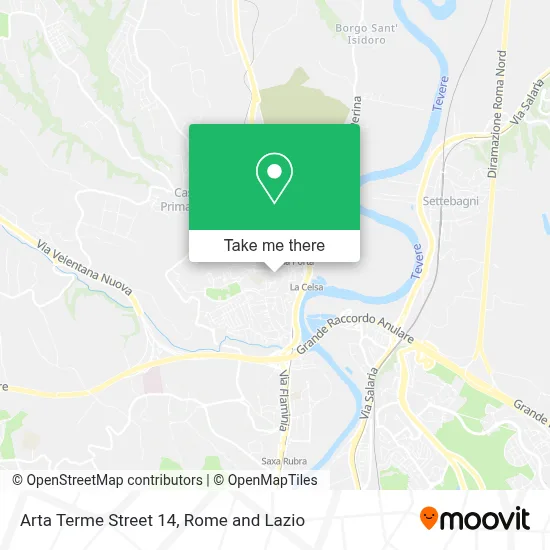 Arta Terme Street 14 map