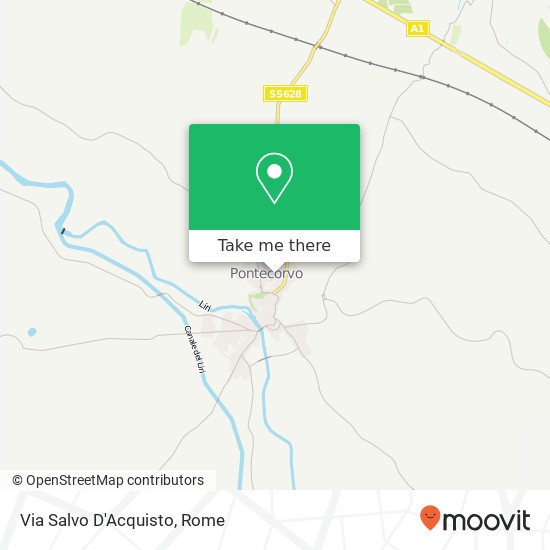 Via Salvo D'Acquisto map