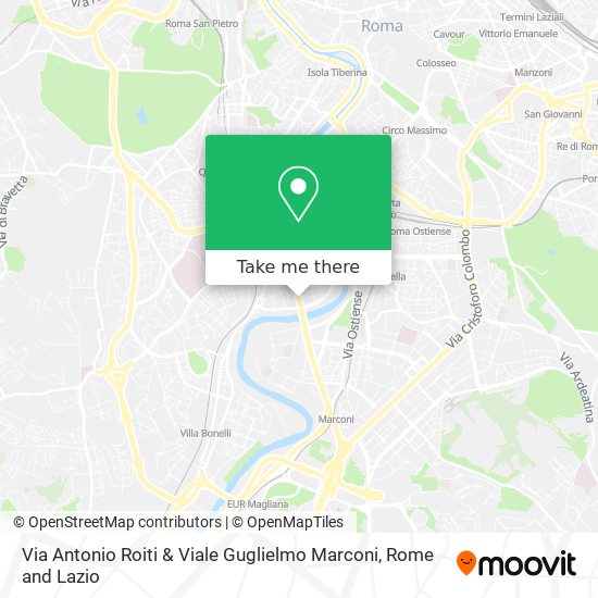 Via Antonio Roiti & Viale Guglielmo Marconi map
