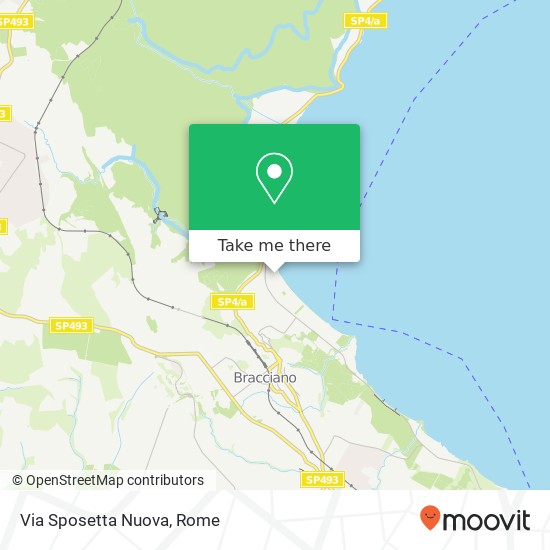 Via Sposetta Nuova map