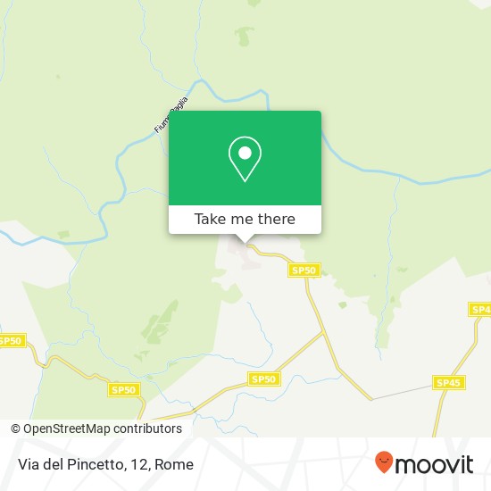 Via del Pincetto, 12 map