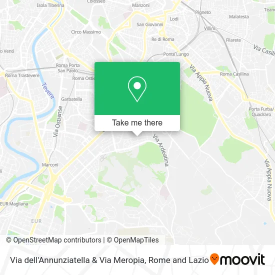 Annunziatella Street & Meropia Street map