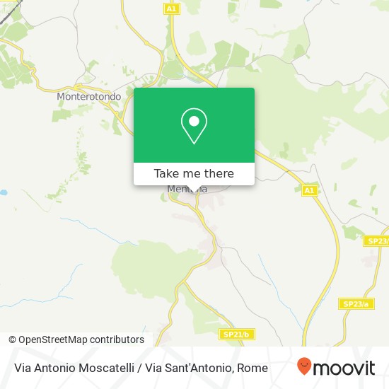 Via Antonio Moscatelli / Via Sant'Antonio map