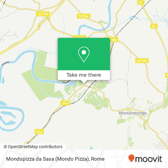 Mondopizza da Sasa (Mondo Pizza) map
