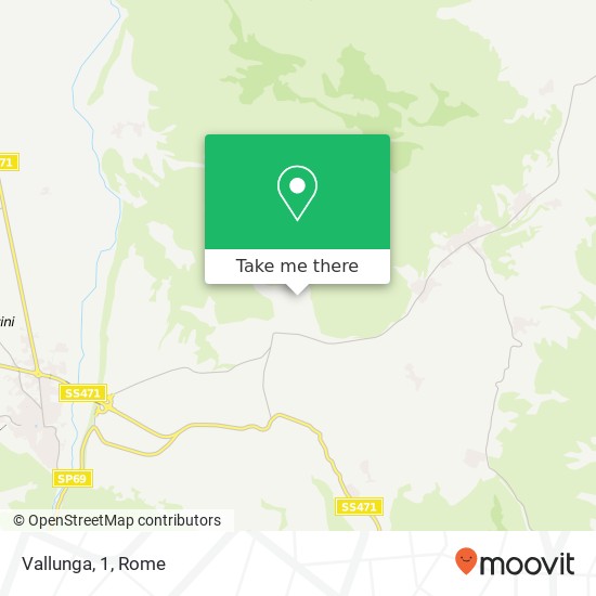 Vallunga, 1 map
