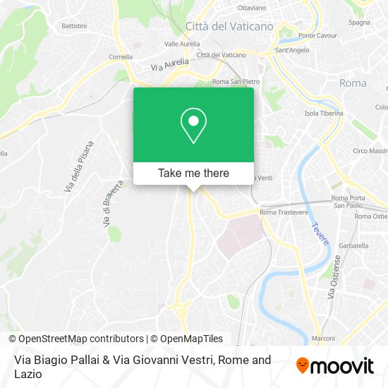 Via Biagio Pallai & Via Giovanni Vestri map