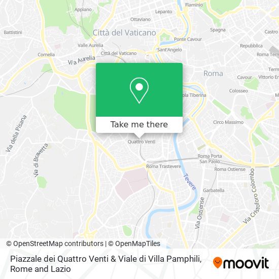 Piazzale dei Quattro Venti & Viale di Villa Pamphili map