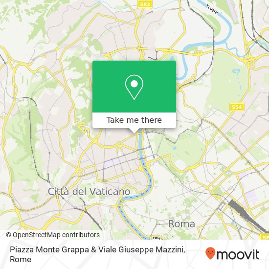 Piazza Monte Grappa & Viale Giuseppe Mazzini map