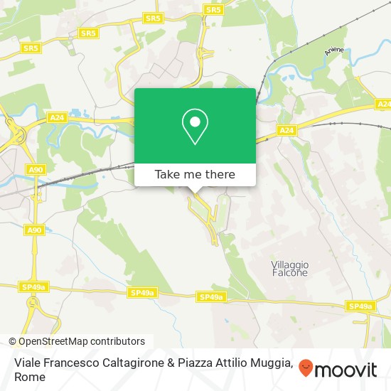 Viale Francesco Caltagirone & Piazza Attilio Muggia map