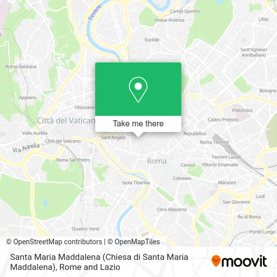 Santa Maria Maddalena Church map