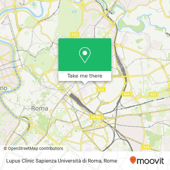 Lupus Clinic Sapienza Università di Roma map