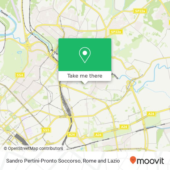 Sandro Pertini-Pronto Soccorso map