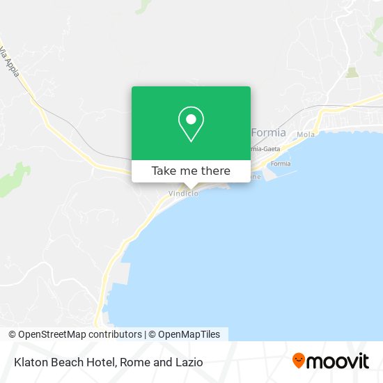 Klaton Beach Hotel map