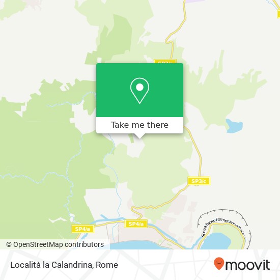 Località la Calandrina map